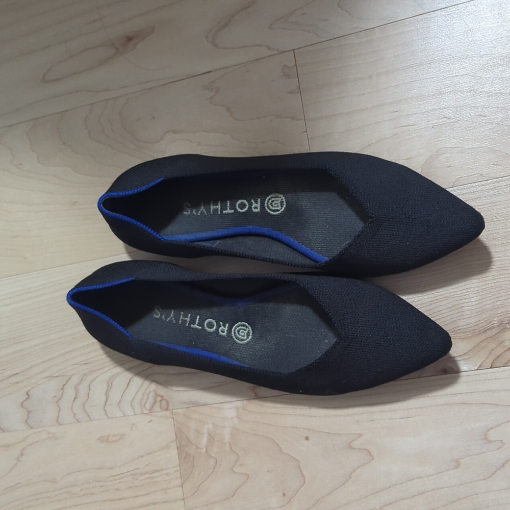 Rothy The Point Black Size 10